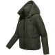 Marikoo Ninikaa Damen Herbst Winter Stepp Jacke  Dark Olive-Größe XXL - Gr. 44