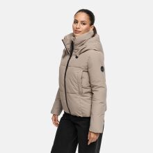 Marikoo Ninikaa Damen Herbst Winter Stepp Jacke  Taupe Grey-Größe S - Gr. 36