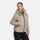 Marikoo Ninikaa Damen Herbst Winter Stepp Jacke  Taupe Grey-Größe S - Gr. 36