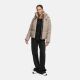 Marikoo Ninikaa Damen Herbst Winter Stepp Jacke  Taupe Grey-Größe M - Gr. 38