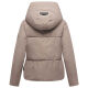 Marikoo Ninikaa Damen Herbst Winter Stepp Jacke  Taupe Grey-Größe M - Gr. 38
