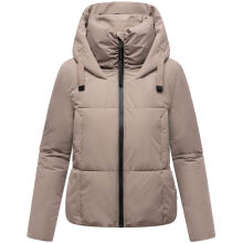 Marikoo Ninikaa Damen Herbst Winter Stepp Jacke  Taupe Grey-Größe L - Gr. 40