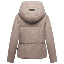 Marikoo Ninikaa Damen Herbst Winter Stepp Jacke  Taupe Grey-Größe XL - Gr. 42