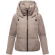 Marikoo Ninikaa Damen Herbst Winter Stepp Jacke  Taupe Grey-Größe XXL - Gr. 44