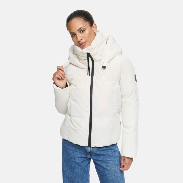 Marikoo Ninikaa Damen Herbst Winter Stepp Jacke  Offwhite-Größe S - Gr. 36