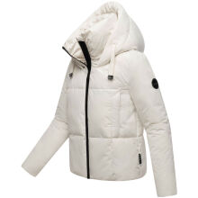 Marikoo Ninikaa Damen Herbst Winter Stepp Jacke  Offwhite-Größe S - Gr. 36