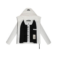 Marikoo Ninikaa Damen Herbst Winter Stepp Jacke  Offwhite-Größe M - Gr. 38