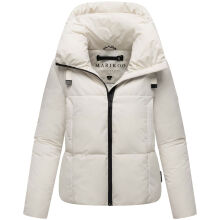 Marikoo Ninikaa Damen Herbst Winter Stepp Jacke  Offwhite-Größe L - Gr. 40