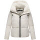 Marikoo Ninikaa Damen Herbst Winter Stepp Jacke  Offwhite-Größe XXL - Gr. 44