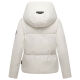 Marikoo Ninikaa Damen Herbst Winter Stepp Jacke  Offwhite-Größe XXL - Gr. 44