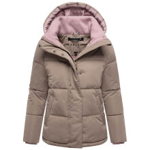 Marikoo Omariaa Damen Winter Stepp Jacke Taupe Grey Größe S - Gr. 36