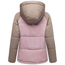 Marikoo Omariaa Damen Winter Stepp Jacke Taupe Grey Größe S - Gr. 36