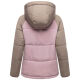 Marikoo Omariaa Damen Winter Stepp Jacke Taupe Grey Größe S - Gr. 36