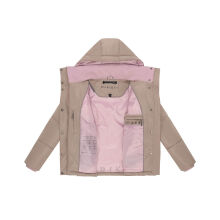 Marikoo Omariaa Damen Winter Stepp Jacke Taupe Grey Größe L - Gr. 40