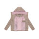 Marikoo Omariaa Damen Winter Stepp Jacke Taupe Grey Größe XL - Gr. 42