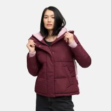 Marikoo Omariaa Damen Winter Stepp Jacke Wine Größe L - Gr. 40