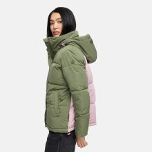 Marikoo Omariaa Damen Winter Stepp Jacke Olive Leaf Größe L - Gr. 40