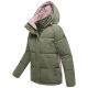 Marikoo Omariaa Damen Winter Stepp Jacke Olive Leaf Größe XL - Gr. 42