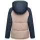 Marikoo Omariaa Damen Winter Stepp Jacke Navy Größe XXL - Gr. 44