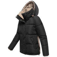 Marikoo Omariaa Damen Winter Stepp Jacke Schwarz Größe S - Gr. 36