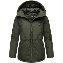 Navahoo Pastellzauber Damen Herbst Winter Jacke Dark Olive Größe S - Gr. 36