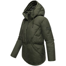 Navahoo Pastellzauber Damen Herbst Winter Jacke Dark Olive Größe S - Gr. 36
