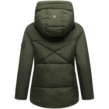Navahoo Pastellzauber Damen Herbst Winter Jacke Dark Olive Größe S - Gr. 36