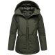Navahoo Pastellzauber Damen Herbst Winter Jacke Dark Olive Größe S - Gr. 36