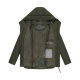Navahoo Pastellzauber Damen Herbst Winter Jacke Dark Olive Größe S - Gr. 36