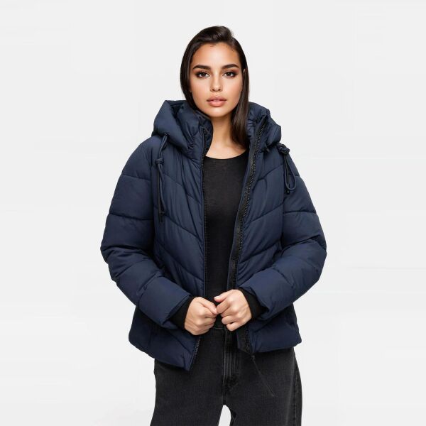 Marikoo Sahnemausii Damen Winter Steppjacke Navy Größe M - Gr. 38