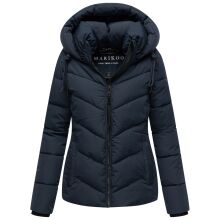 Marikoo Sahnemausii Damen Winter Steppjacke Navy Größe M - Gr. 38