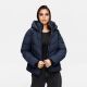 Marikoo Sahnemausii Damen Winter Steppjacke Navy Größe M - Gr. 38