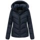 Marikoo Sahnemausii Damen Winter Steppjacke Navy Größe M - Gr. 38