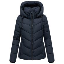 Marikoo Sahnemausii Damen Winter Steppjacke Navy Größe XL - Gr. 42
