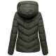 Marikoo Sahnemausii Damen Winter Steppjacke Dark Olive Größe M - Gr. 38