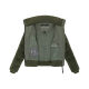 Navahoo Schneepuder Damen Herbst Winter flauschige Teddyfell Jacke gefüttert  Olive Leaf-Größe XS - Gr. 34