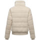 Navahoo Schneepuder Damen Herbst Winter flauschige Teddyfell Jacke gefüttert  Offwhite-Größe XS - Gr. 34