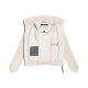 Navahoo Schneepuder Damen Herbst Winter flauschige Teddyfell Jacke gefüttert  Offwhite-Größe XS - Gr. 34