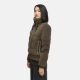 Navahoo Schneepuder Damen Herbst Winter flauschige Teddyfell Jacke gefüttert  Stone Brown-Größe XS - Gr. 34
