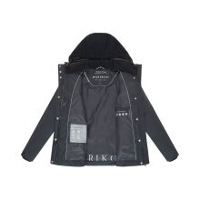 Marikoo Sheeta Damen Herbst Winter Teddyfell Jacke gefüttert  Schwarz-Größe XS - Gr. 34