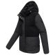 Marikoo Sheeta Damen Herbst Winter Teddyfell Jacke gefüttert  Schwarz Größe XXL - Gr. 44