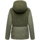 Marikoo Sheeta Damen Herbst Winter Teddyfell Jacke gefüttert  Olive Leaf Größe XS - Gr. 34