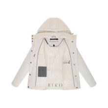 Marikoo Sheeta Damen Herbst Winter Teddyfell Jacke gefüttert  Offwhite Größe M - Gr. 38