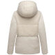 Marikoo Sheeta Damen Herbst Winter Teddyfell Jacke gefüttert  Offwhite Größe M - Gr. 38