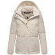 Marikoo Sheeta Damen Herbst Winter Teddyfell Jacke gefüttert  Offwhite Größe L - Gr. 40