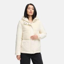 Marikoo Sheeta Damen Herbst Winter Teddyfell Jacke gefüttert  Offwhite Größe XXL - Gr. 44