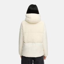 Marikoo Sheeta Damen Herbst Winter Teddyfell Jacke gefüttert  Offwhite Größe XXL - Gr. 44