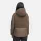 Marikoo Sheeta Damen Herbst Winter Teddyfell Jacke gefüttert  Stone Brown Größe XL - Gr. 42