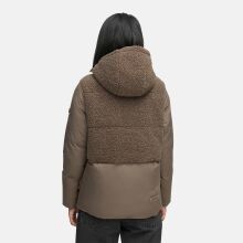 Marikoo Sheeta Damen Herbst Winter Teddyfell Jacke gefüttert  Stone Brown Größe XXL - Gr. 44