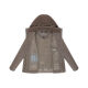 Marikoo Sheeta Damen Herbst Winter Teddyfell Jacke gefüttert  Stone Brown Größe XXL - Gr. 44